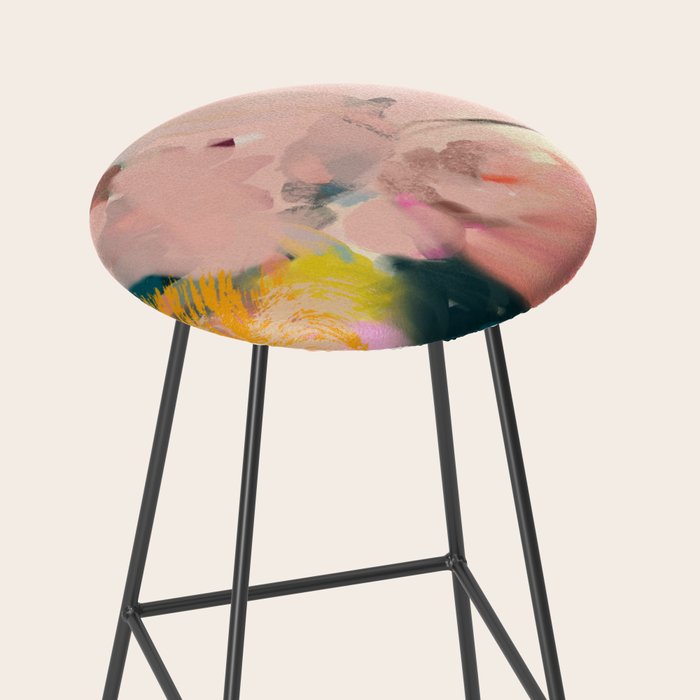 abstract floral inspiration Stool Gallery Image 2