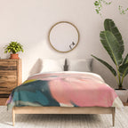 abstract floral inspiration Comforter Gallery Image 3