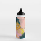 abstract floral inspiration Water Bottle Gallery Image 3