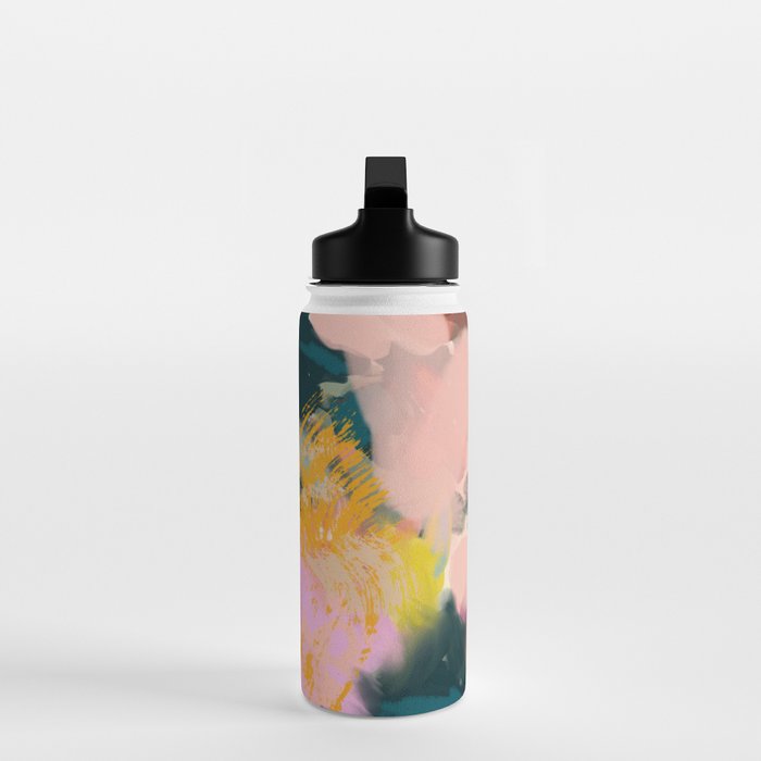abstract floral inspiration Water Bottle Gallery Image 3
