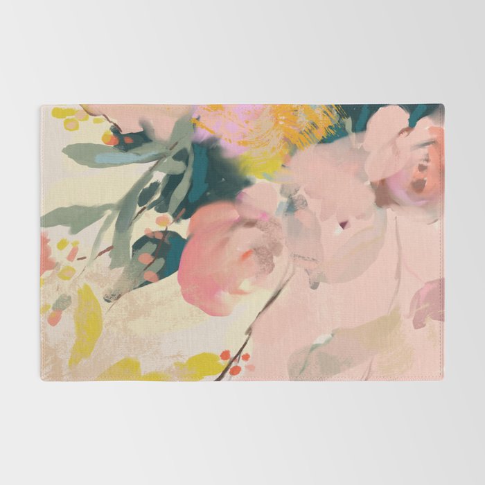 abstract floral inspiration Rug Gallery Image 2