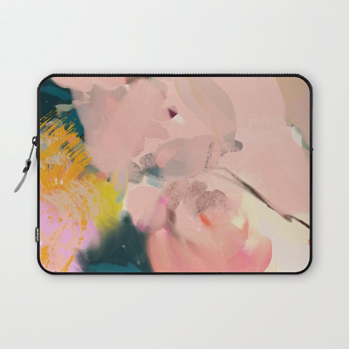 abstract floral inspiration Laptop Sleeve Gallery Image 1
