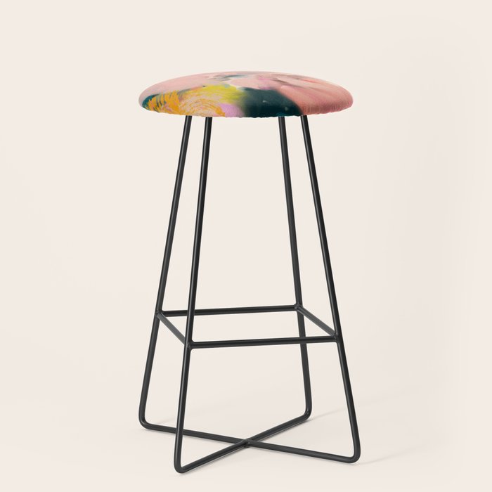 abstract floral inspiration Stool Gallery Image 1