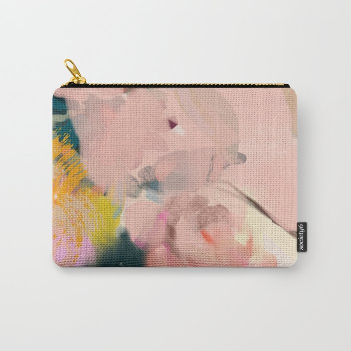 abstract floral inspiration Carry All Pouch Gallery Image 1