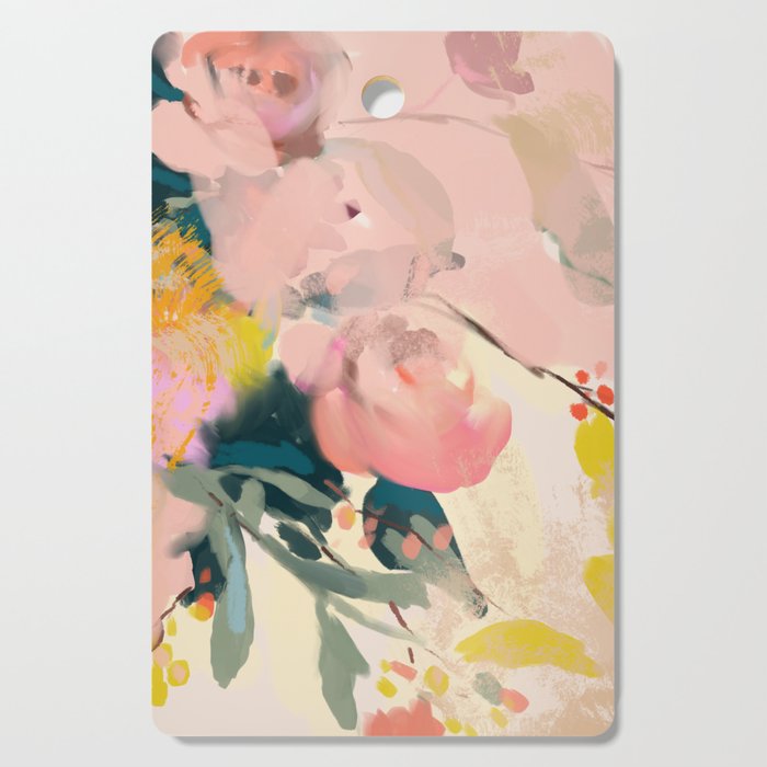 abstract floral inspiration Cutting Board Gallery Image 1