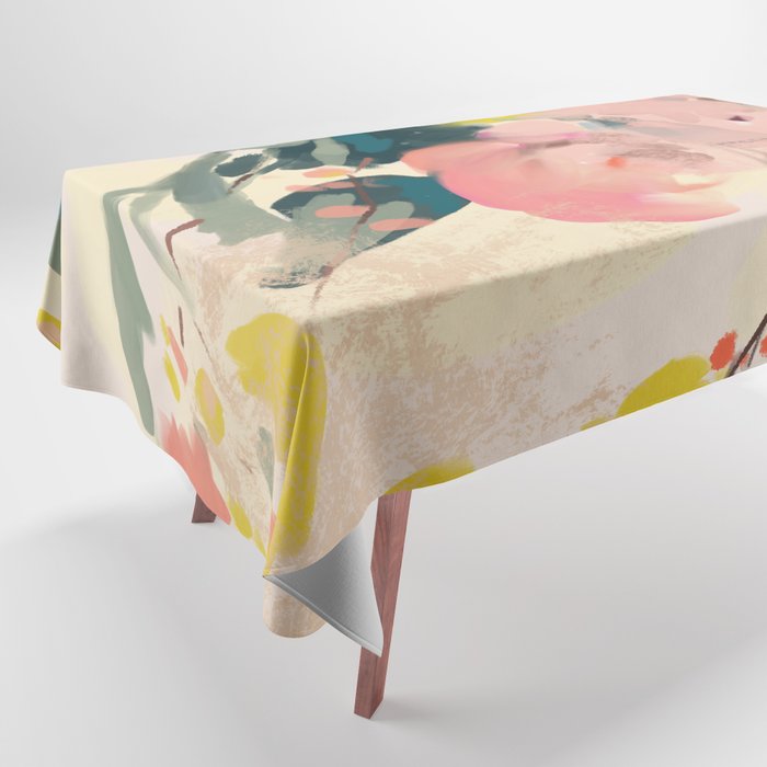 abstract floral inspiration Tablecloth Gallery Image 1