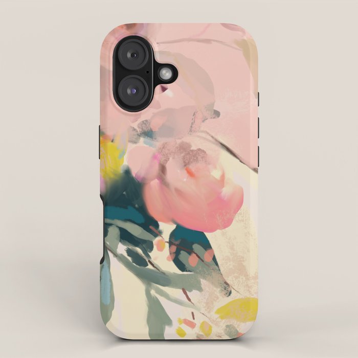 abstract floral inspiration iPhone Case Gallery Image 1