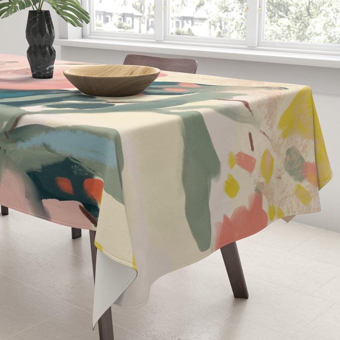 abstract floral inspiration Tablecloth Gallery Image 3