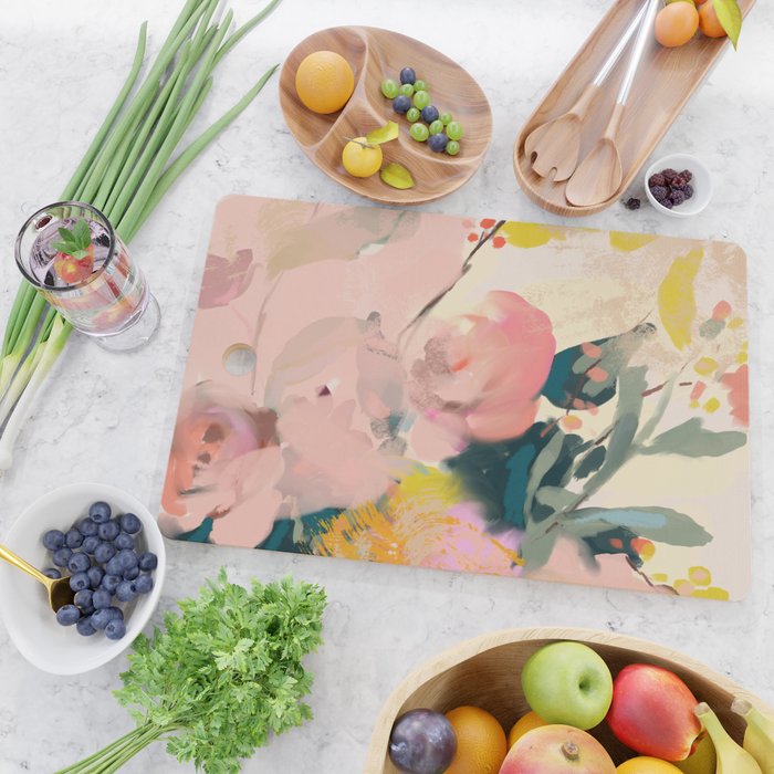 abstract floral inspiration Cutting Board Gallery Image 2