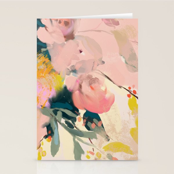 abstract floral inspiration Stationery Card Gallery Image 2
