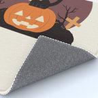 Spooky Cat on a Pumpkin Rug Gallery Image 4