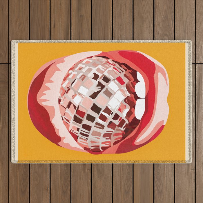 Disco Kiss 4 Outdoor Rug Gallery Image 1