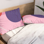 Abstract geometry with circles Pillow Sham Gallery Image 2