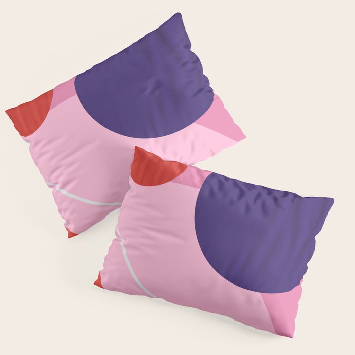 Abstract geometry with circles Pillow Sham Gallery Image 3