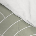Waves (Linen Sage) Comforter Gallery Image 4