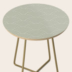 Waves (Linen Sage) Side Table Gallery Image 2
