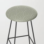 Waves (Linen Sage) Stool Gallery Image 2