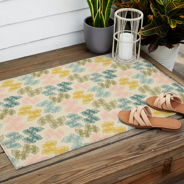 Wild Zebra Outdoor Rug Gallery Image 2