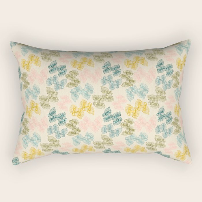 Wild Zebra Rectangular Pillow Gallery Image 1