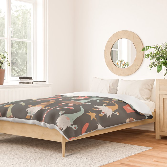 Christmas Gnomes Duvet Cover Gallery Image 2