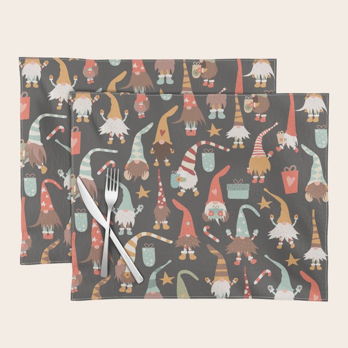 Christmas Gnomes Placemat Gallery Image 1