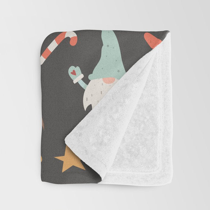 Christmas Gnomes Throw Blanket Gallery Image 3
