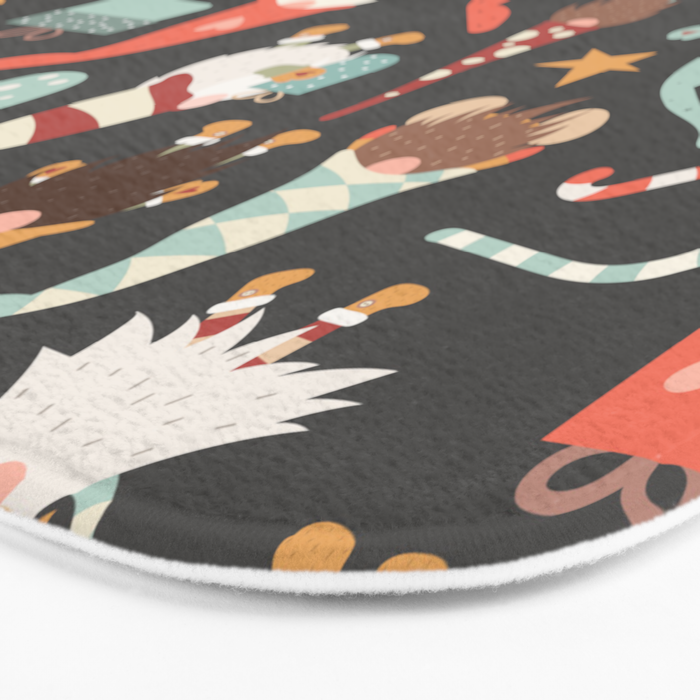 Christmas Gnomes Bath Mat Gallery Image 3