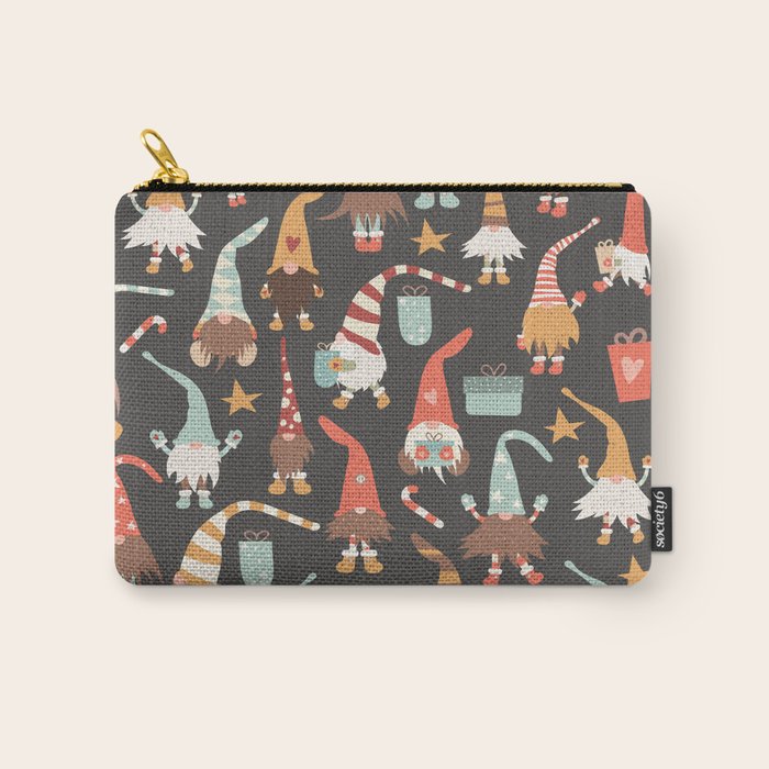 Christmas Gnomes Carry All Pouch Gallery Image 1