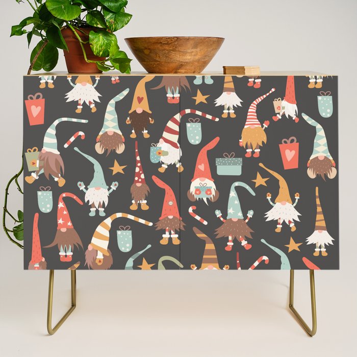 Christmas Gnomes Credenza Gallery Image 1