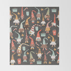 Christmas Gnomes Throw Blanket Gallery Image 2