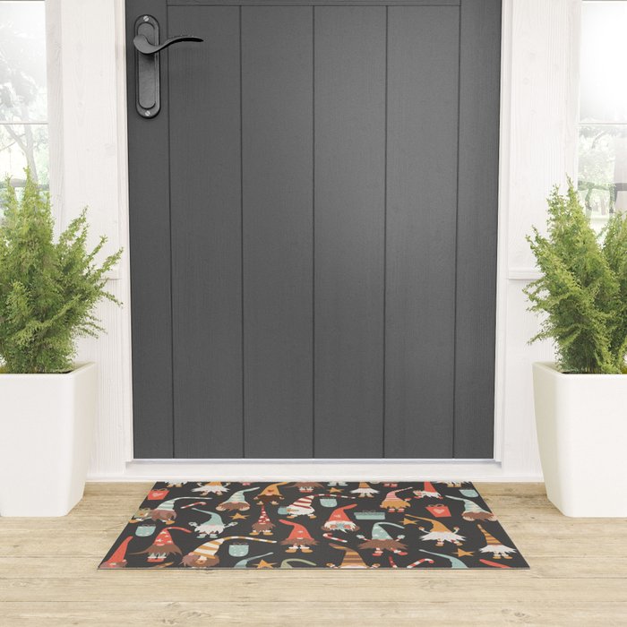 Christmas Gnomes Welcome Mat Gallery Image 3
