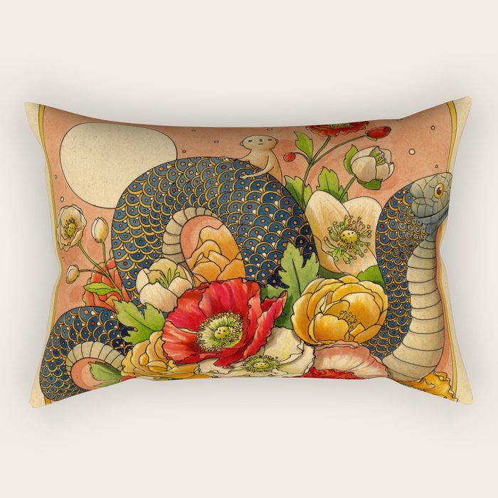 Summer Bouquet Rectangular Pillow Gallery Image 2