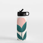 Pink flower Water Bottle Gallery Image 1