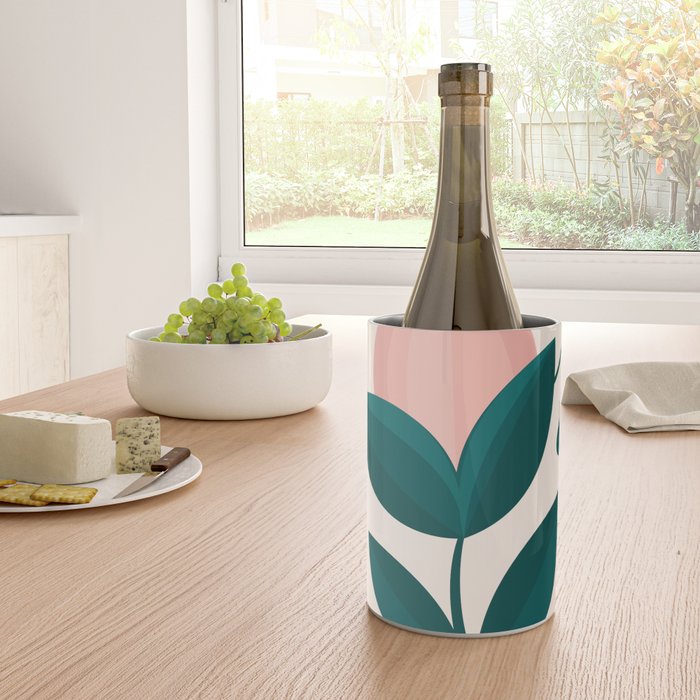 Pink flower Wine Chiller Gallery Image 4