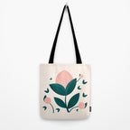 Pink flower Tote Bag Gallery Image 2
