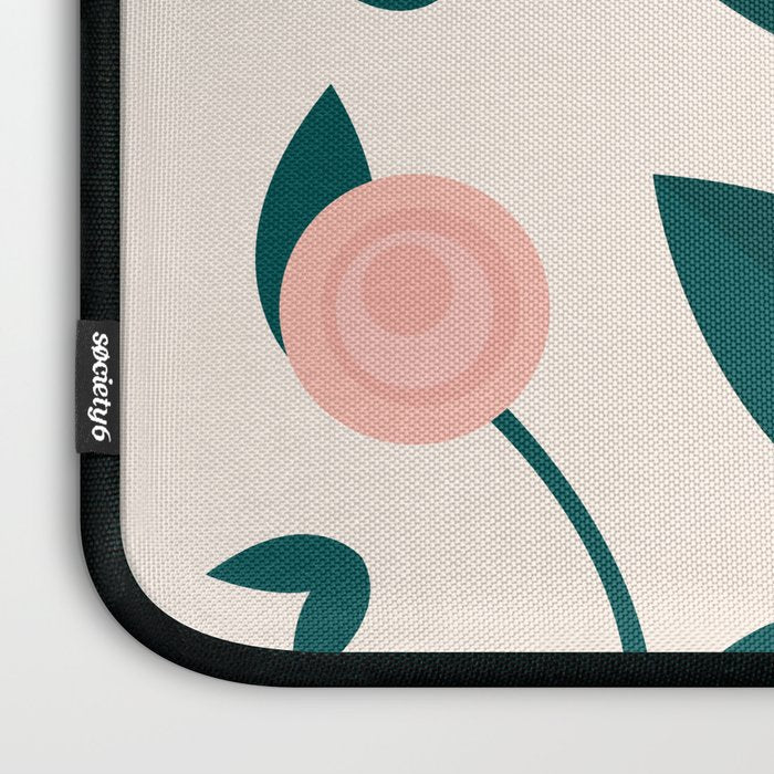 Pink flower Laptop Sleeve Gallery Image 3