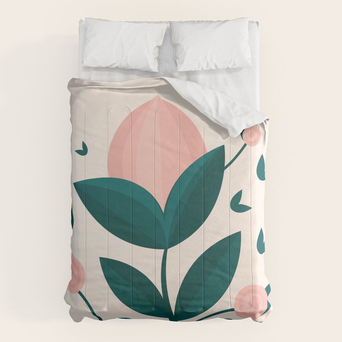 Pink flower Comforter Gallery Image 1