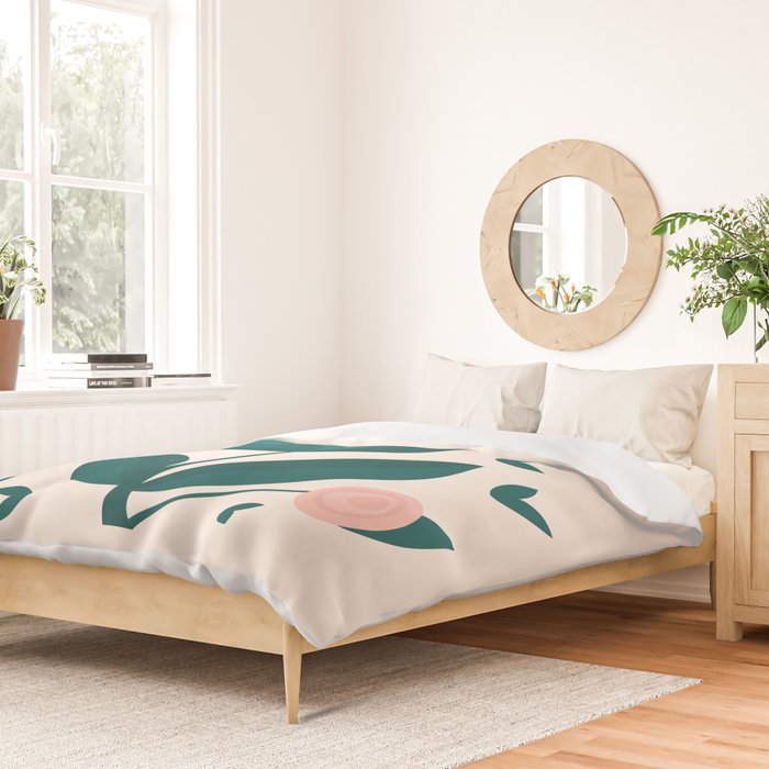 Pink flower Duvet Cover Gallery Image 2