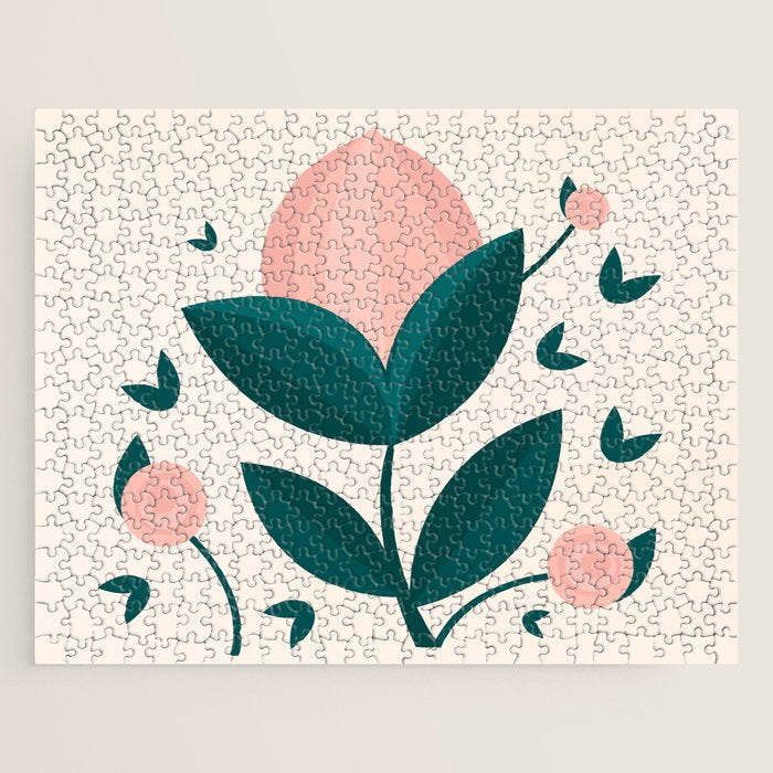 Pink flower Jigsaw Puzzle Gallery Image 1