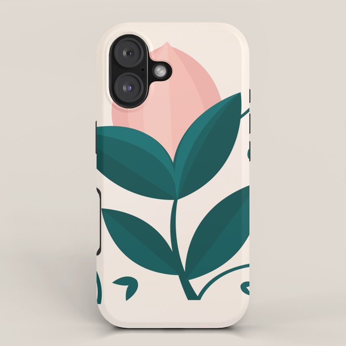 Pink flower iPhone Case Gallery Image 1