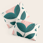Pink flower Pillow Sham Gallery Image 3