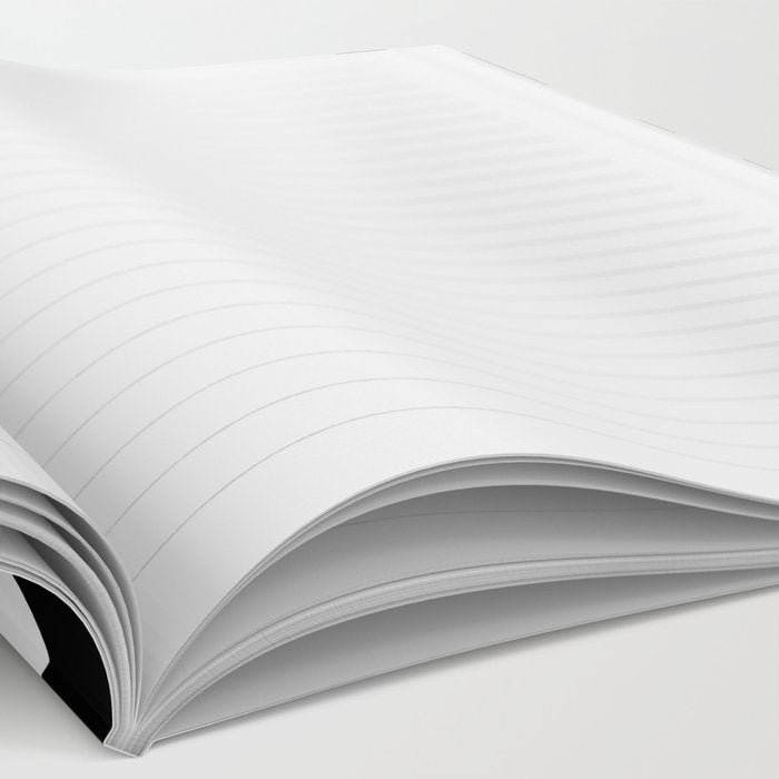 Copacetic Retro Abstract Pattern Black and White Notebook Gallery Image 2
