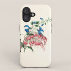  Salvia and dielytra flowers by Clarissa Munger Badger, 1866 (benefitting The Nature Conservancy) iPhone Case Gallery Image 1