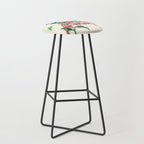  Salvia and dielytra flowers by Clarissa Munger Badger, 1866 (benefitting The Nature Conservancy) Stool Gallery Image 1