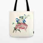  Salvia and dielytra flowers by Clarissa Munger Badger, 1866 (benefitting The Nature Conservancy) Tote Bag Gallery Image 1