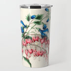  Salvia and dielytra flowers by Clarissa Munger Badger, 1866 (benefitting The Nature Conservancy) Travel Mug Gallery Image 1