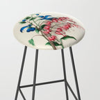  Salvia and dielytra flowers by Clarissa Munger Badger, 1866 (benefitting The Nature Conservancy) Stool Gallery Image 2