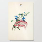  Salvia and dielytra flowers by Clarissa Munger Badger, 1866 (benefitting The Nature Conservancy) Cutting Board Gallery Image 1