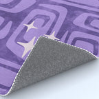 Mid Century Modern Cosmic Galaxies 584 Purple Rug Gallery Image 4