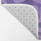 Mid Century Modern Cosmic Galaxies 584 Purple Bath Mat Gallery Image 2